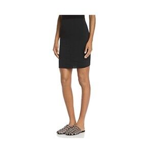 NEW Alexanderwang.t (Size M) Retail@ $275 Twisted Crepe Jersey Black Mini Skirt